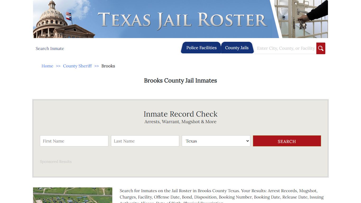 Brooks County Jail Inmates - Jail Roster Search