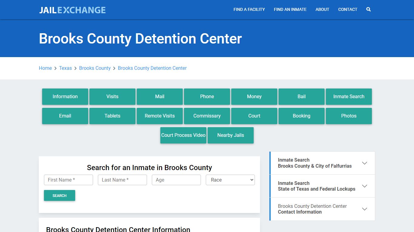 Brooks County Detention Center - Jail Exchange